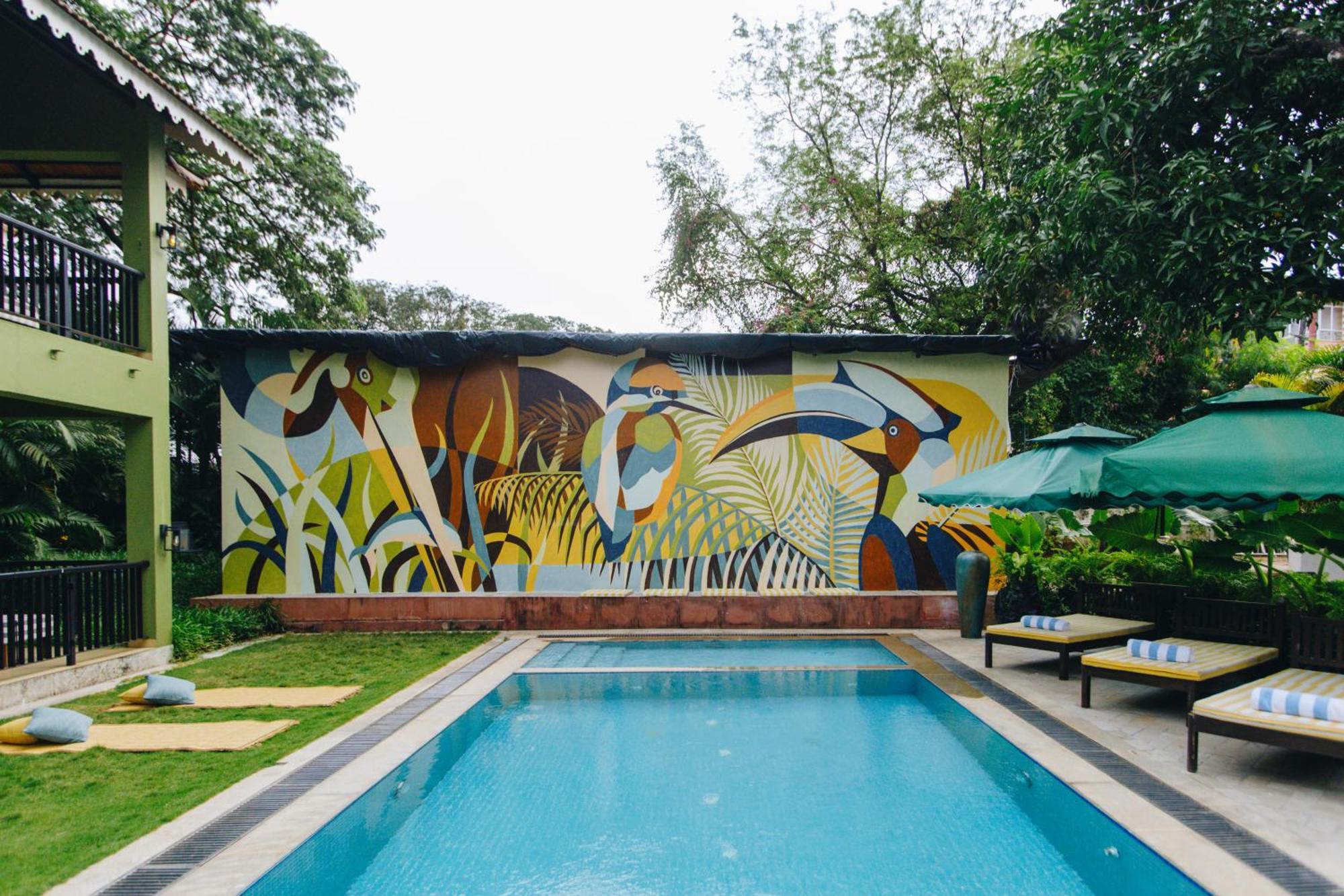 Hotel The Project Cafe Aldona Exterior foto